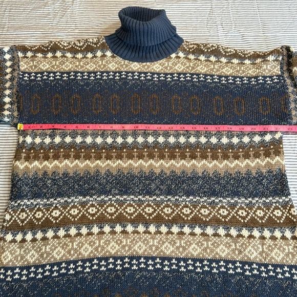 BUGLE BOY for Her • Vintage Fair Isle Sweater Size Large - Picture 8 of 9